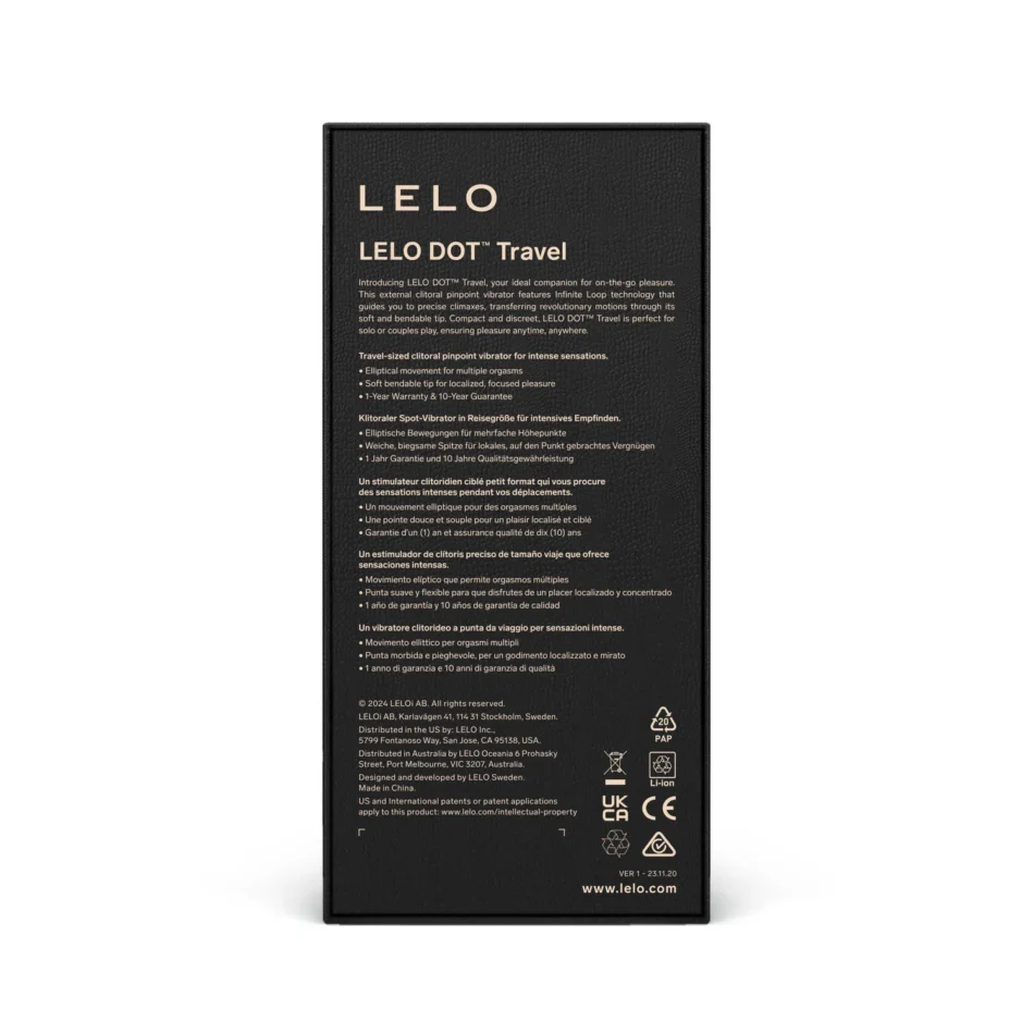 LELO DOT™ TRAVEL - Vibrator clitoridian, violet