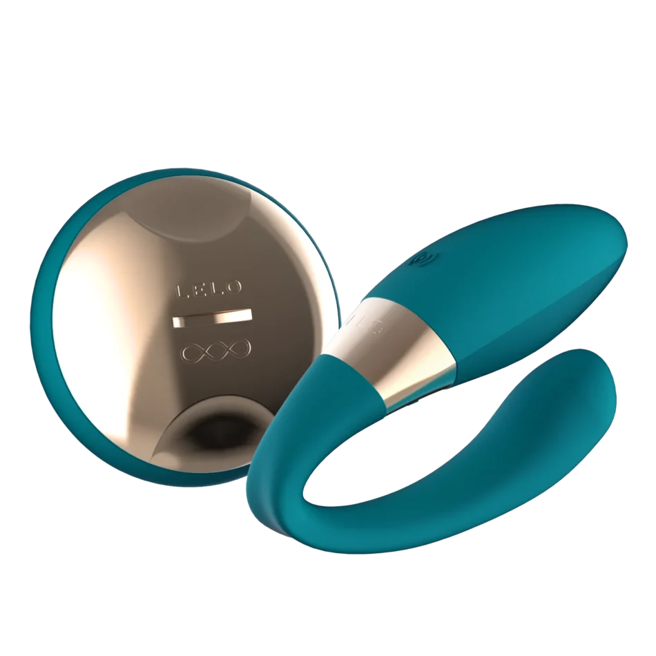 LELO TIANI™ DUO - Vibrator cu telecomanda pentru cupluri, albastru