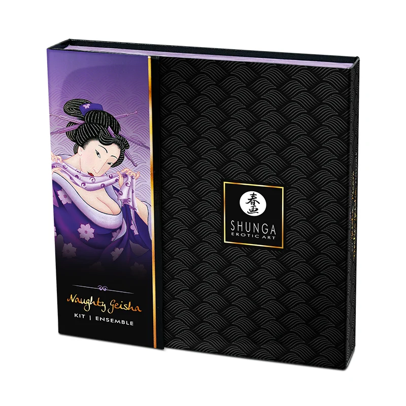 SHUNGA NAUGHTY GEISHA KIT - Set cadou senzual pentru momente intime