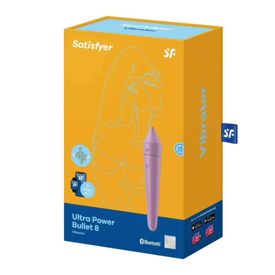 SATISFYER ULTRA POWER BULLET 8 - Minivibrator, Liliac
