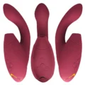WOMANIZER DUO 2 - Stimulator clitoridian Pleasure Air și Vibrator dublu
