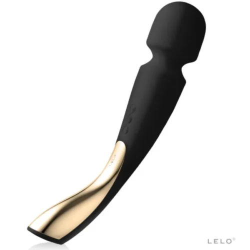 LELO SMART WAND™ 2 LARGE - Dispozitiv vibrator pentru masaj intim, negru